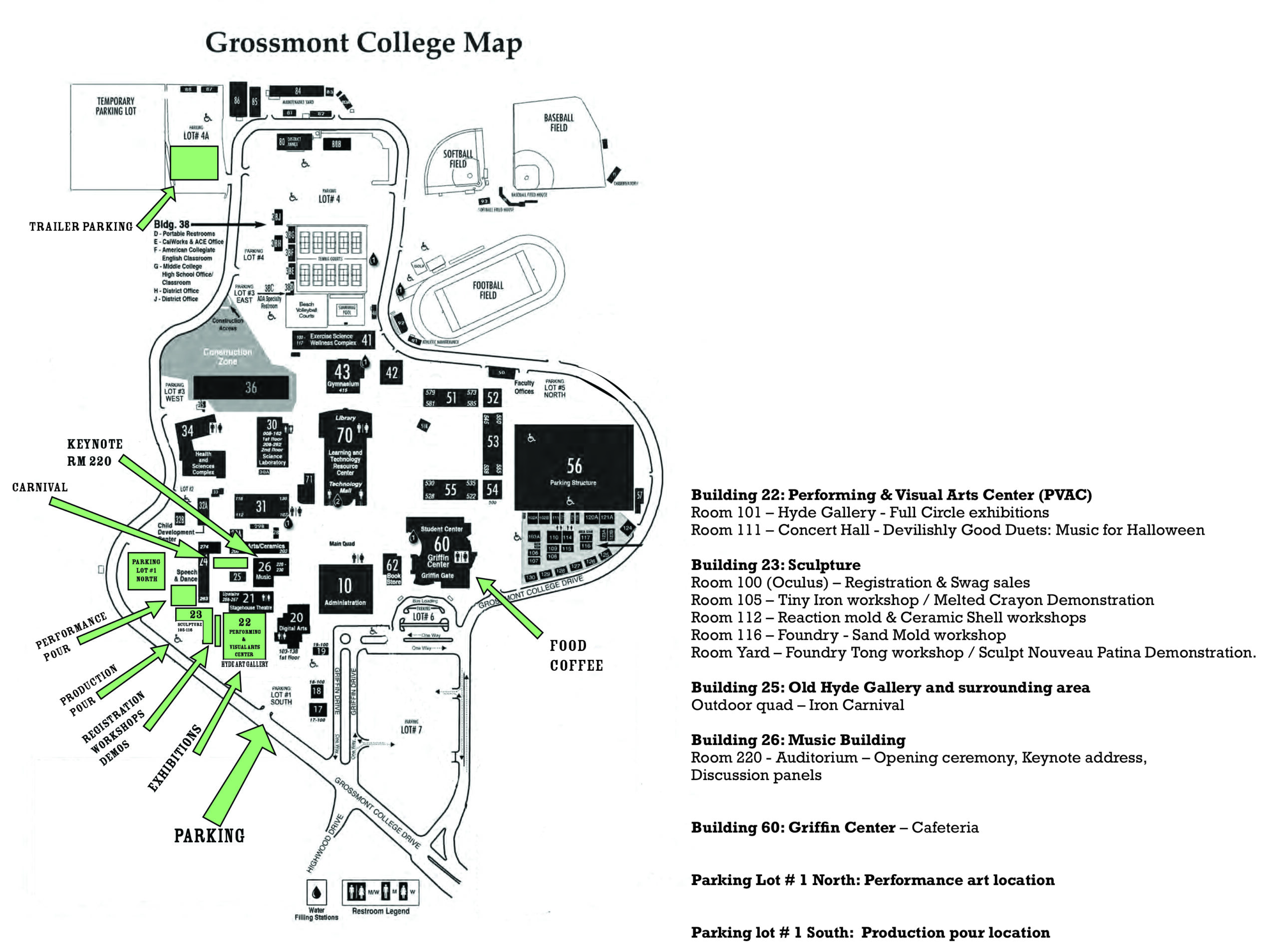 grossmont building map_1